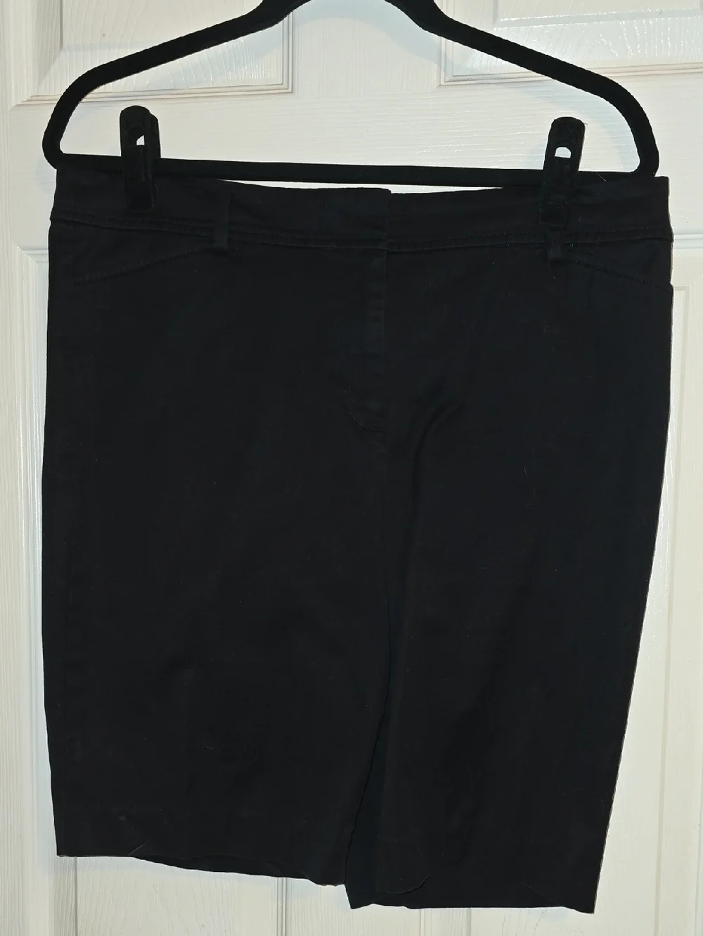 NWOT Talbots Black Bermuda Shorts - Clean Straight Silhouette